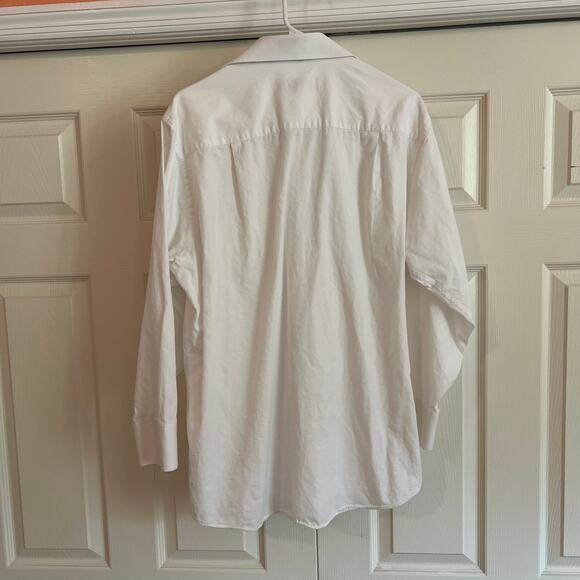 Donald J Trump Signature Coll. Men’s White Regular Fit Dress Shirt - 16.5x32/33 - Picture 2 of 7